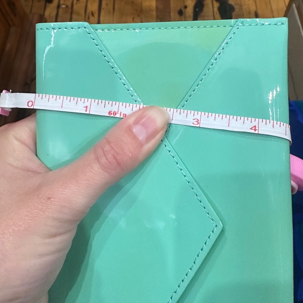 Tiffany & Co Tiffany Blue Patent Leather Envelope Clutch Wallet Accessory - Picture 7 of 8